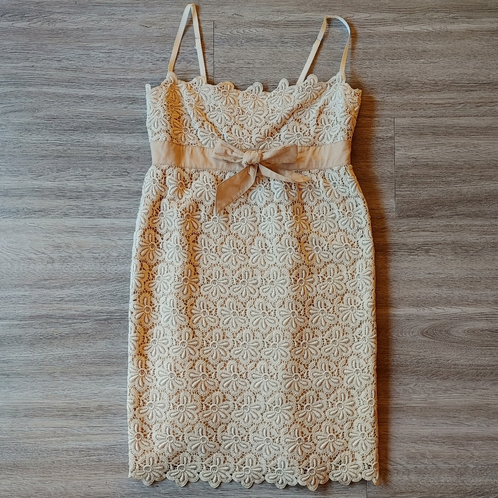 VALENTINO RED Vintage Lace Mini Dress